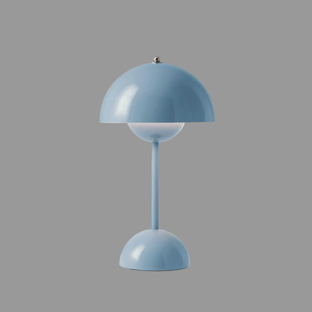 AuroraGlo – Lampe de table LED sans fil – Design moderne – Flowerpot V2 – 3 niveaux de luminosité