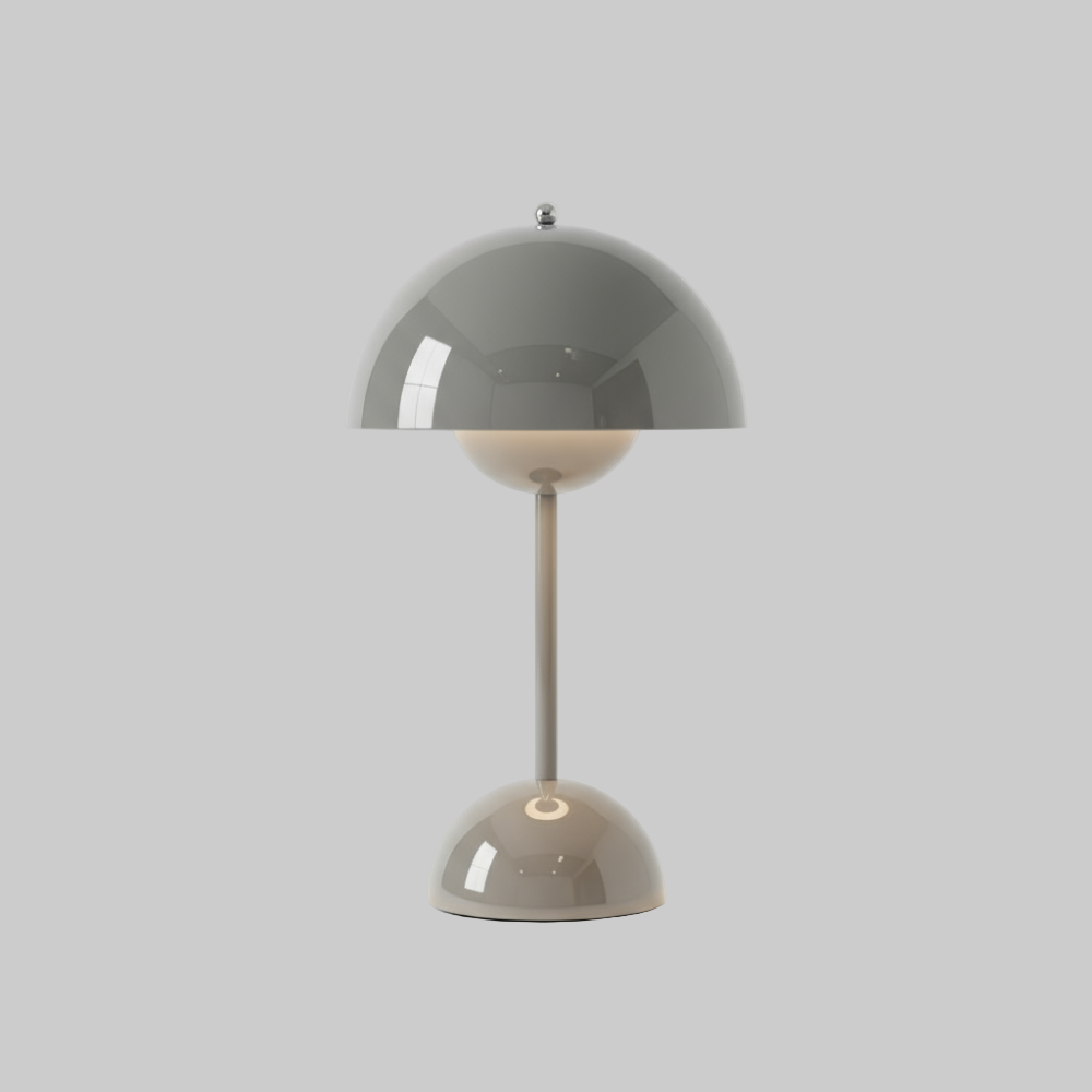 AuroraGlo – Lampe de table LED sans fil – Design moderne – Flowerpot V2 – 3 niveaux de luminosité