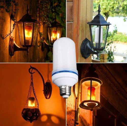 Maison Elvion – Ampoule LED effet flamme – Éclairage décoratif à flamme dynamique – 9W 750 lumens – Culot standard – Ambiance chaleureuse pour Halloween et la décoration intérieure