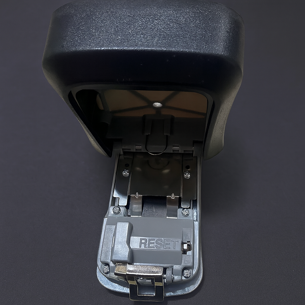 Maison Elvion – Boîte à clés sécurisée à combinaison – Coffre de rangement résistant aux intempéries – Solution pratique pour clés de secours à domicile ou au bureau