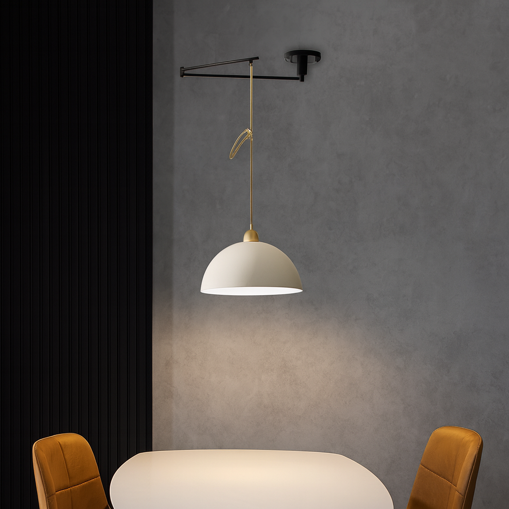 Contemporarygleam – Luminaire réglable moderne – Applique ou plafonnier – Métal – Noir