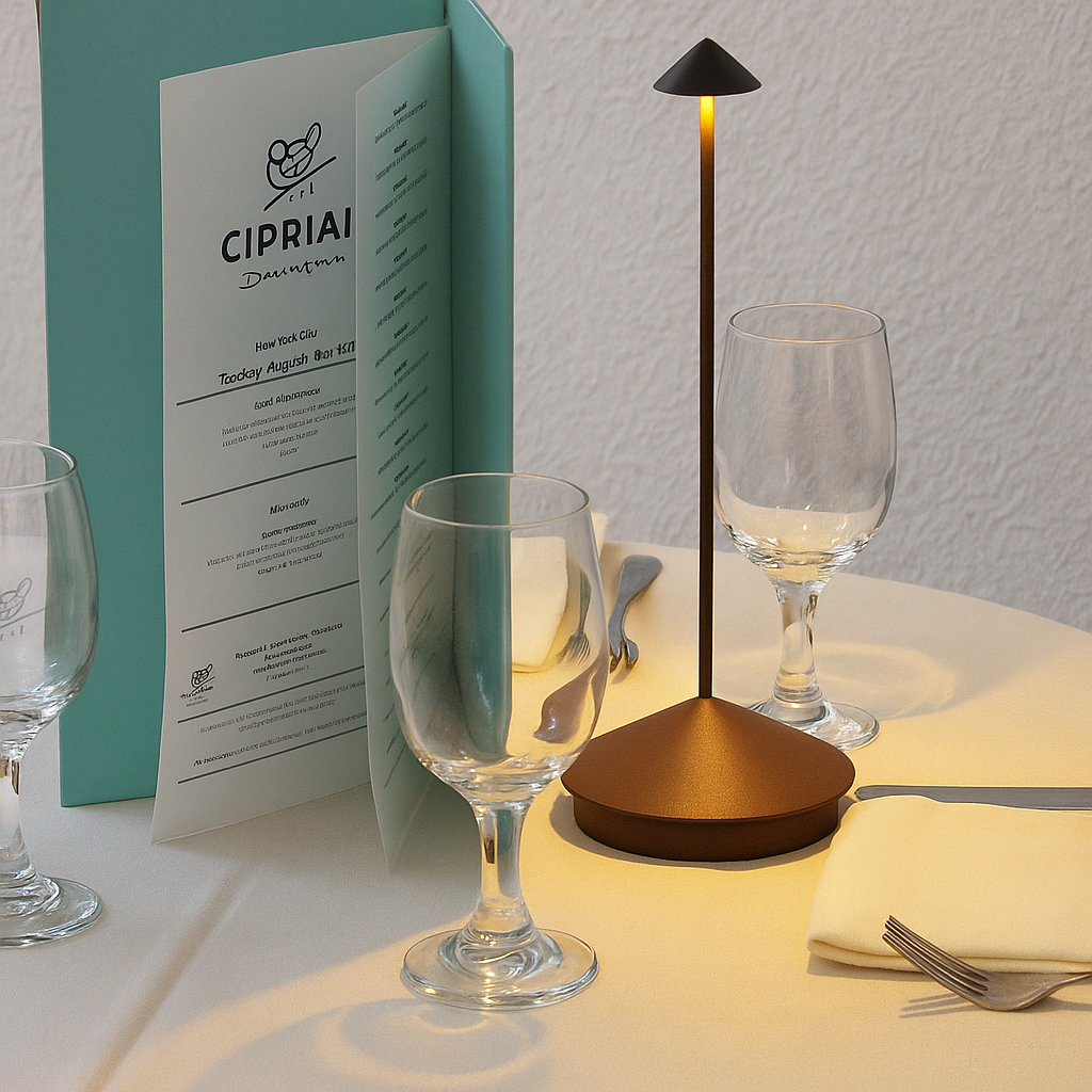 Lampe de table LED moderne – Sans fil et rechargeable – Éclairage dimmable – Design élégant et résistant à l’eau – Utilisation intérieure et extérieure