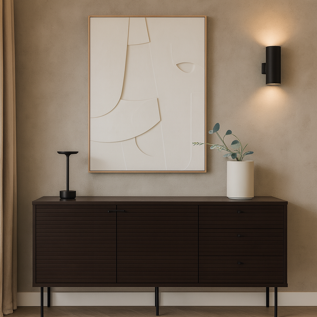 Maison Elvion – Lampe de table LED moderne – Finition or, argent et noir – Commande tactile à 3 niveaux de luminosité – Rechargeable par USB-C – Design en aluminium durable