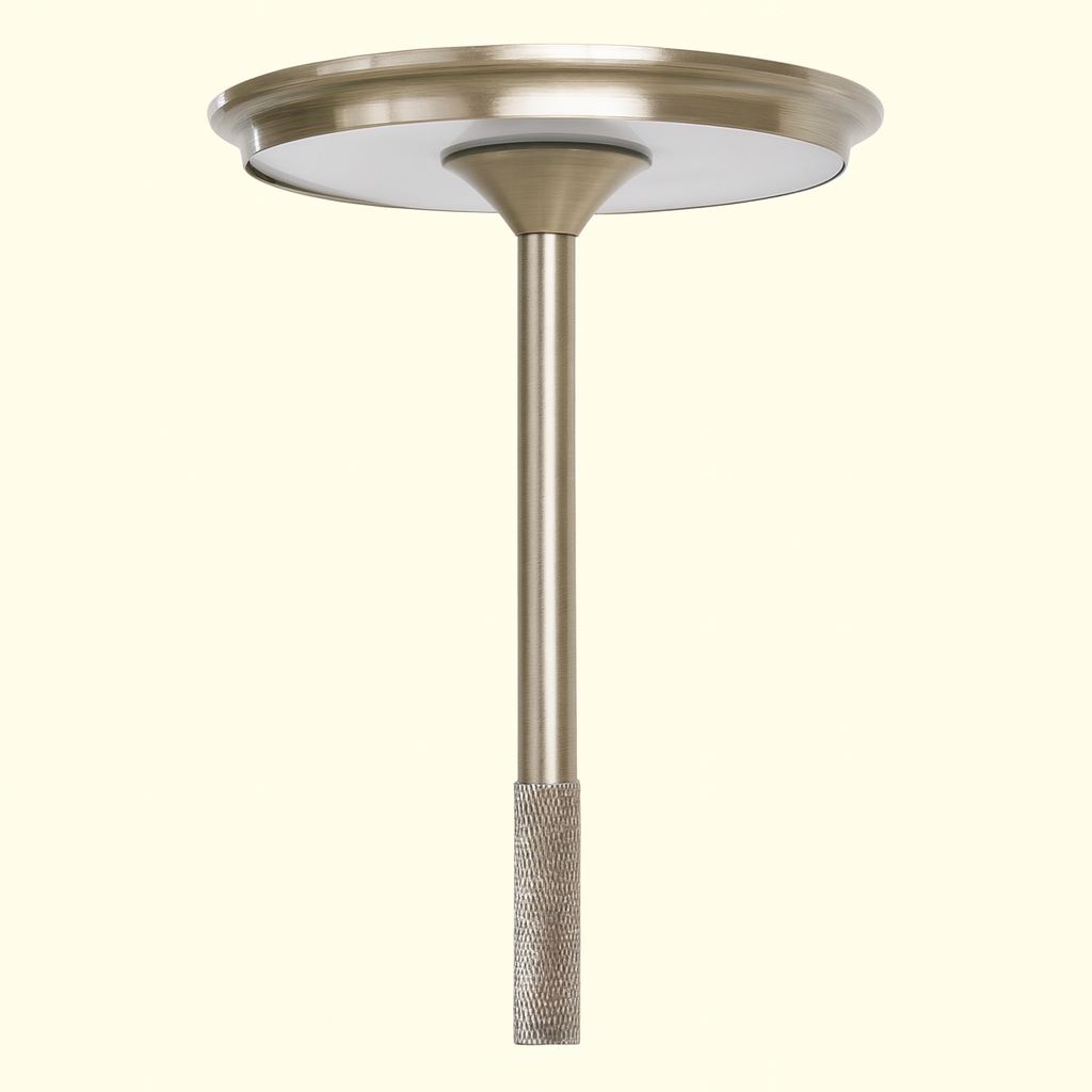 Maison Elvion – Lampe de table LED moderne – Finition or, argent et noir – Commande tactile à 3 niveaux de luminosité – Rechargeable par USB-C – Design en aluminium durable