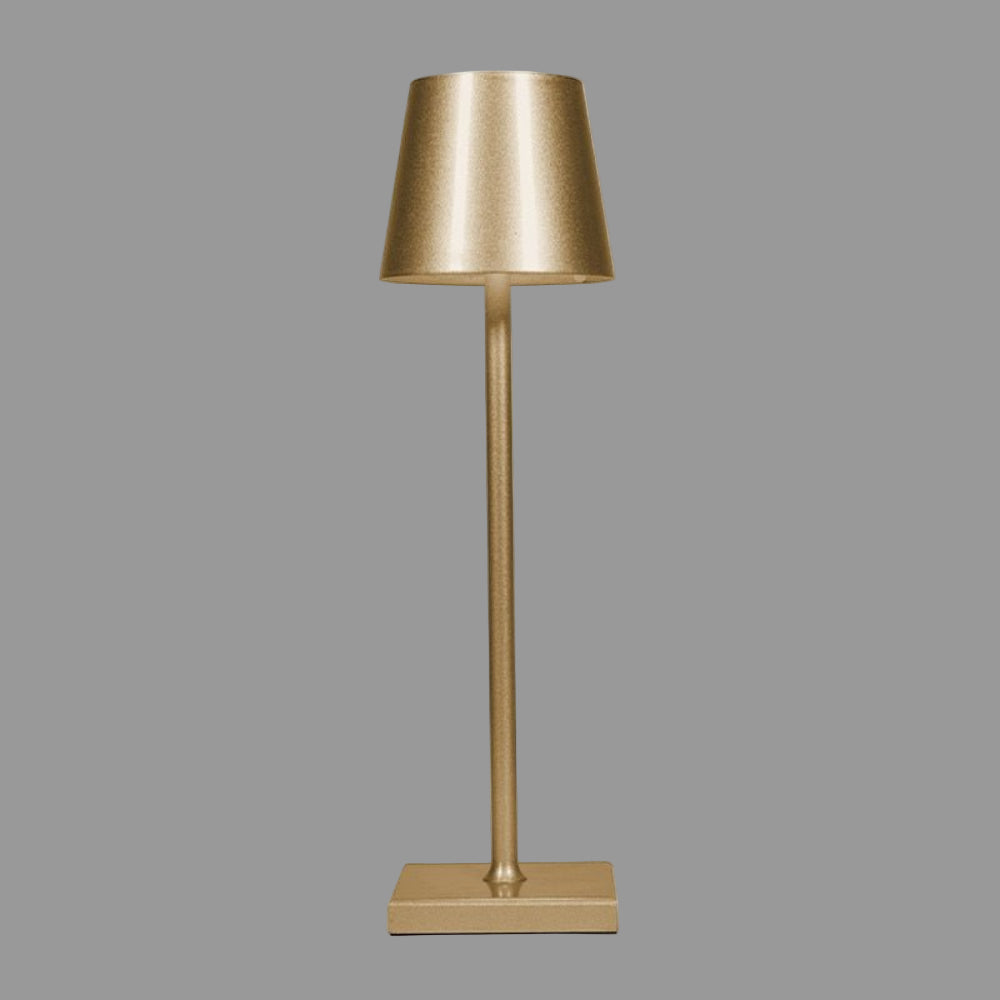 NORDIA – Lampe de table LED sans fil rechargeable – Métal – Design scandinave – 3 niveaux de luminosité