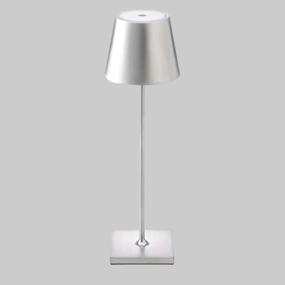 NORDIA – Lampe de table LED sans fil rechargeable – Métal – Design scandinave – 3 niveaux de luminosité
