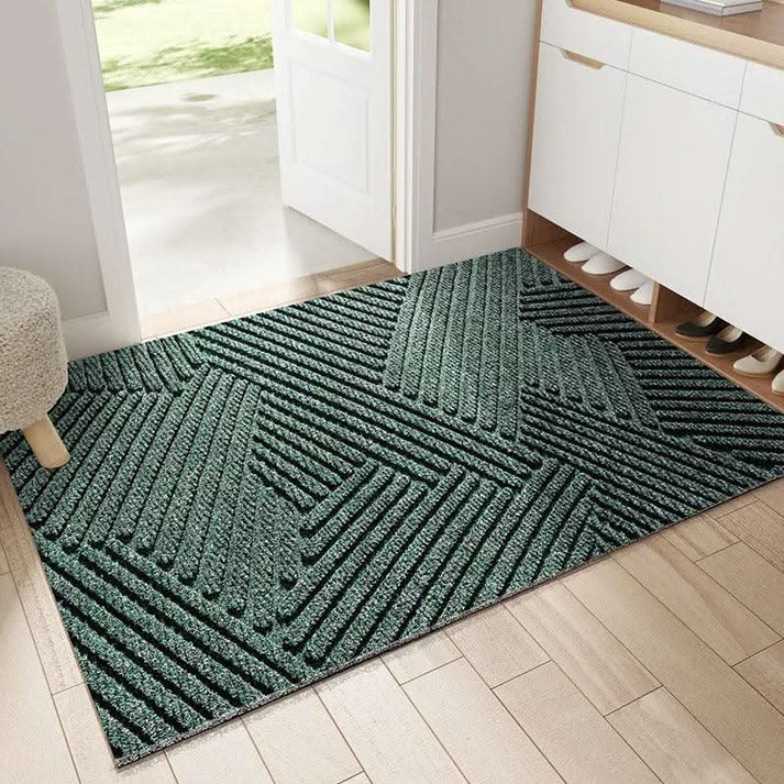Matio – Tapis d’entrée antidérapant – PVC robuste – Design scandinave minimaliste – Retient saleté, sable et humidité – Facile à nettoyer