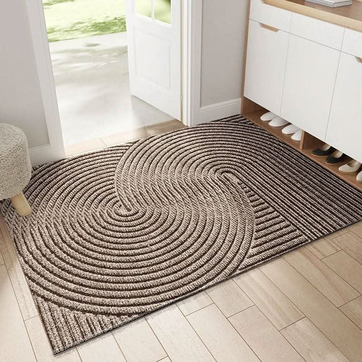 Matio – Tapis d’entrée antidérapant – PVC robuste – Design scandinave minimaliste – Retient saleté, sable et humidité – Facile à nettoyer