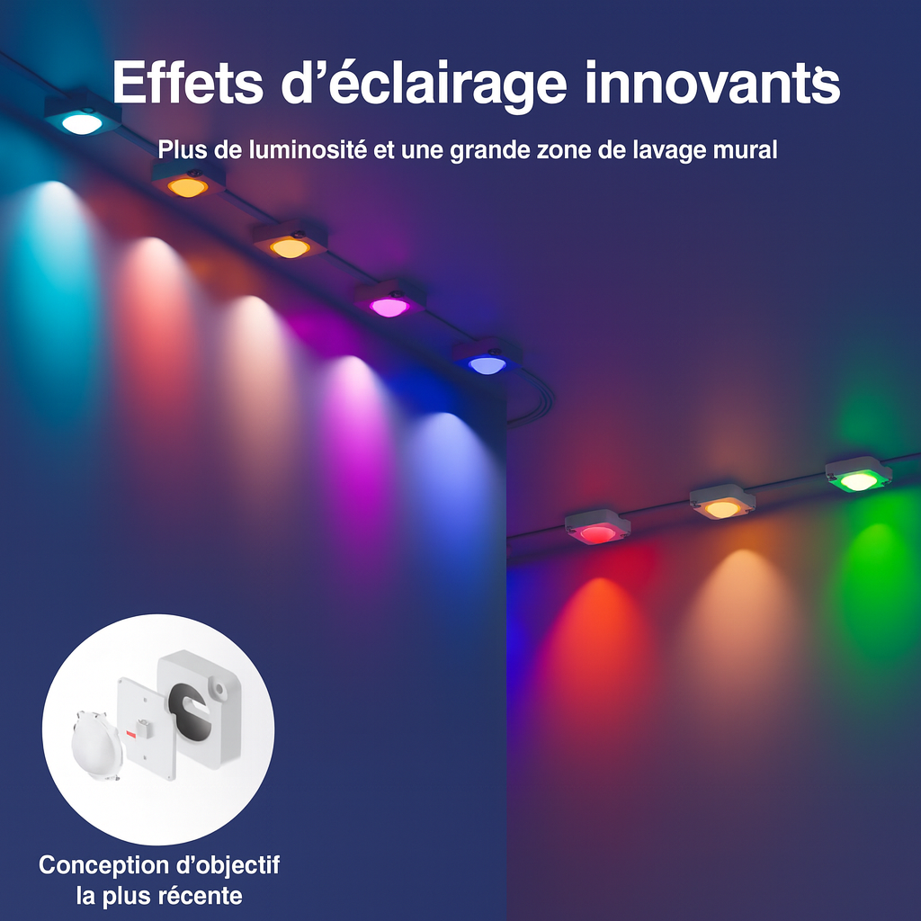 Novostella Vitopia – Guirlande LED extérieure intelligente RGBIC – Lumière multicolore permanente – Contrôle via app, télécommande et voix – Étanche