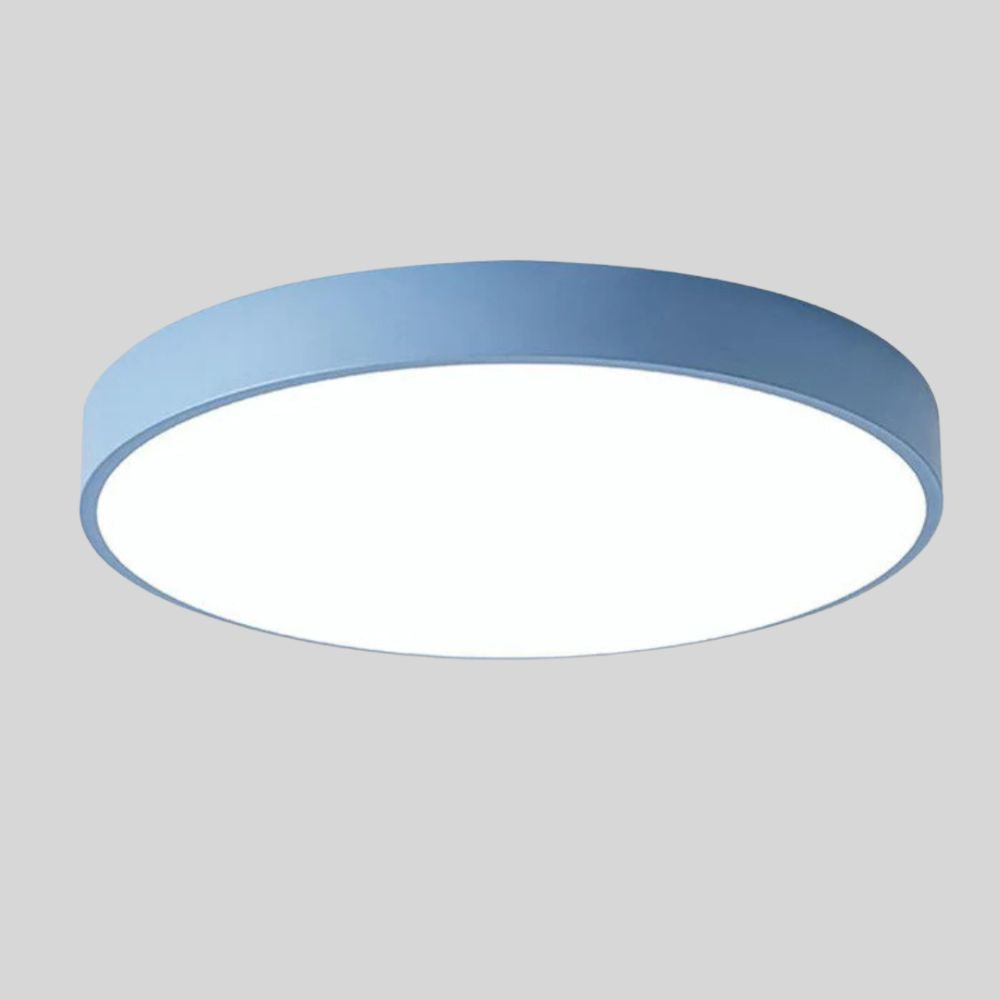 Plafonnier LED en bois – Design scandinave naturel – Éclairage blanc froid – Structure bois et acrylique – Ø 23 cm ou Ø 30 cm – Installation plafond facile