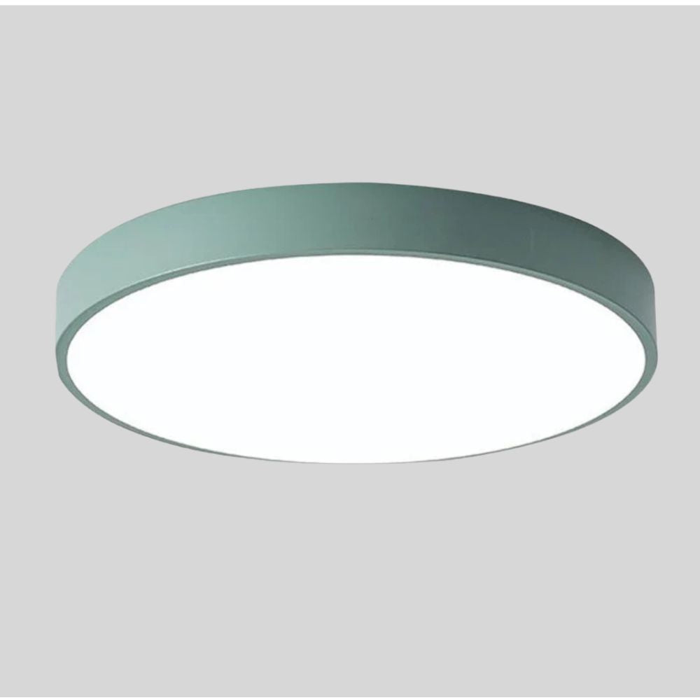 Plafonnier LED en bois – Design scandinave naturel – Éclairage blanc froid – Structure bois et acrylique – Ø 23 cm ou Ø 30 cm – Installation plafond facile