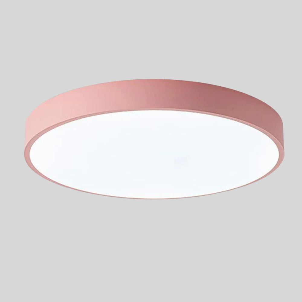 Plafonnier LED en bois – Design scandinave naturel – Éclairage blanc froid – Structure bois et acrylique – Ø 23 cm ou Ø 30 cm – Installation plafond facile