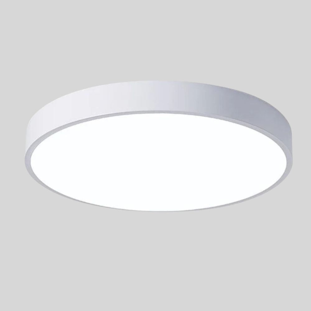 Plafonnier LED en bois – Design scandinave naturel – Éclairage blanc froid – Structure bois et acrylique – Ø 23 cm ou Ø 30 cm – Installation plafond facile