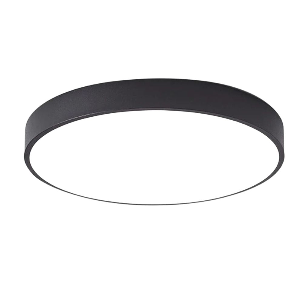 Plafonnier LED en bois – Design scandinave naturel – Éclairage blanc froid – Structure bois et acrylique – Ø 23 cm ou Ø 30 cm – Installation plafond facile