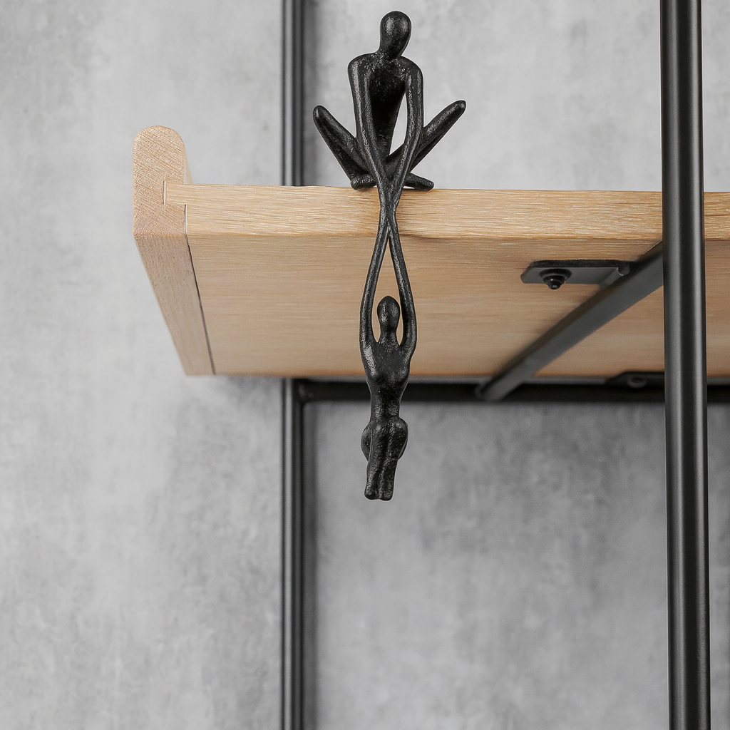 Maison Elvion – Sculpture décorative en polystone – Symbole de lien et d’unité – Idée cadeau pour couple, mariage ou décoration intérieure – Finition artisanale durable