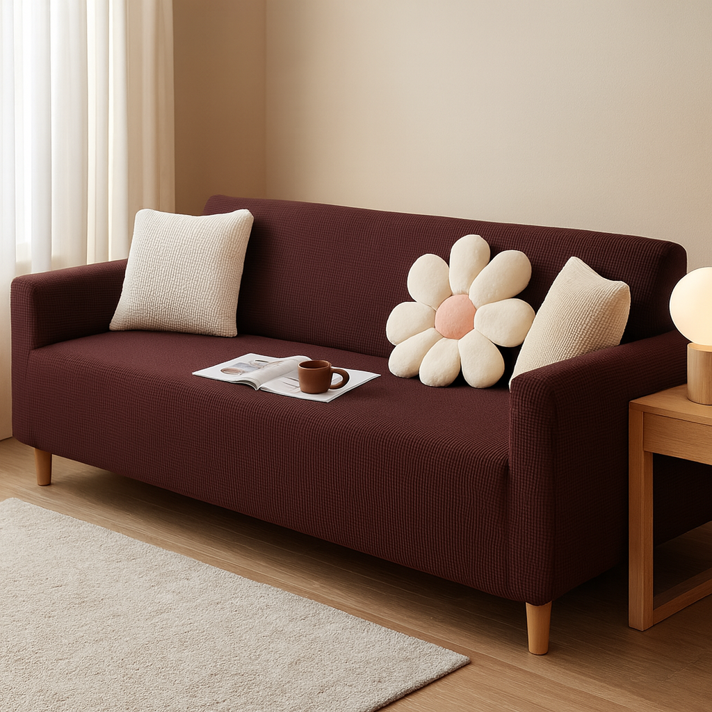 Sofina - Housse extensible pour canapé – Ajustement universel – Protection antidérapante – Plusieurs couleurs disponibles – Installation facile