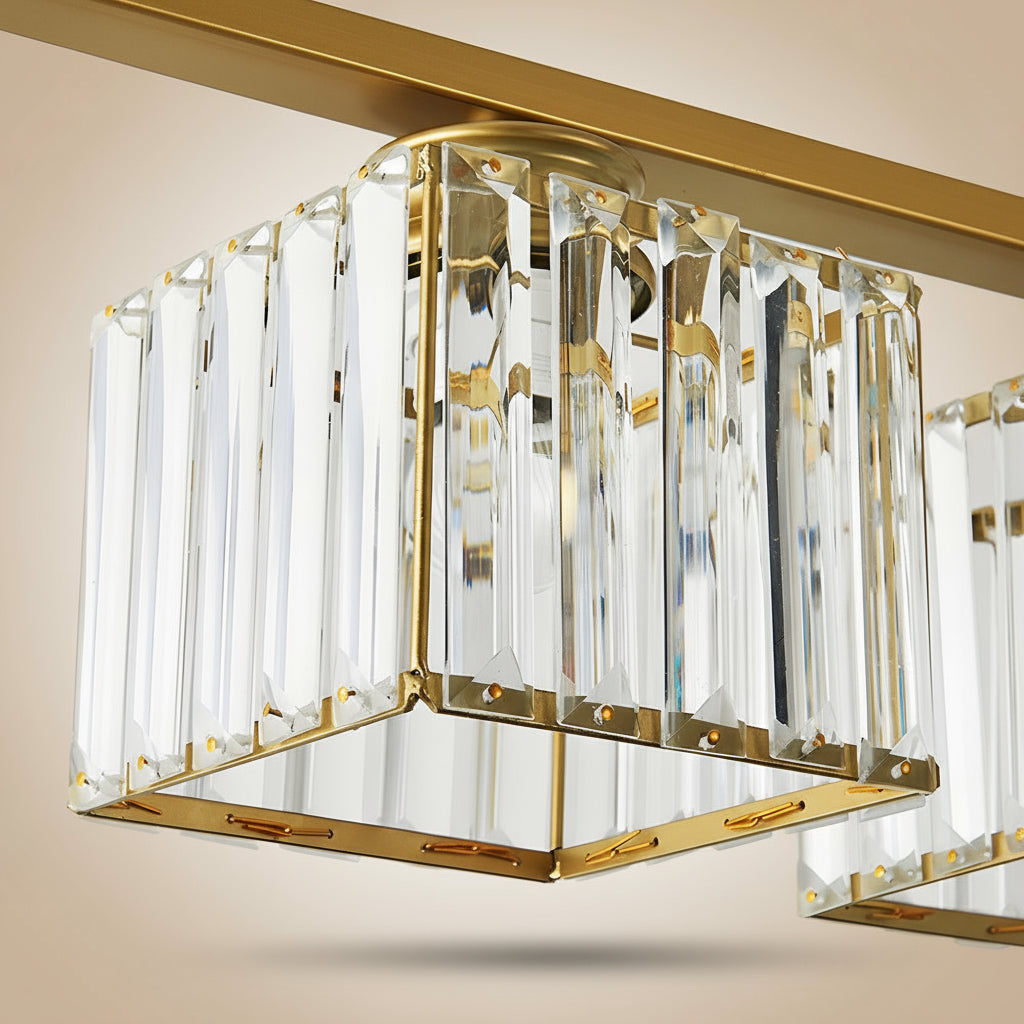 Maison Elvion – Suspension design nordique à plusieurs têtes – Verre et fer – Éclairage moderne pour îlot de cuisine, salle à manger ou salon – 3 ou 4 lampes réglables