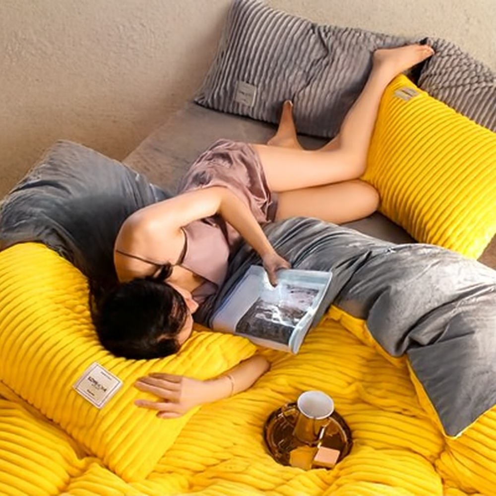 Vera – Duvet d’Hiver Ultra-Doux – Fleece et Microfibre – Chaleur, Confort et Élégance pour la Chambre