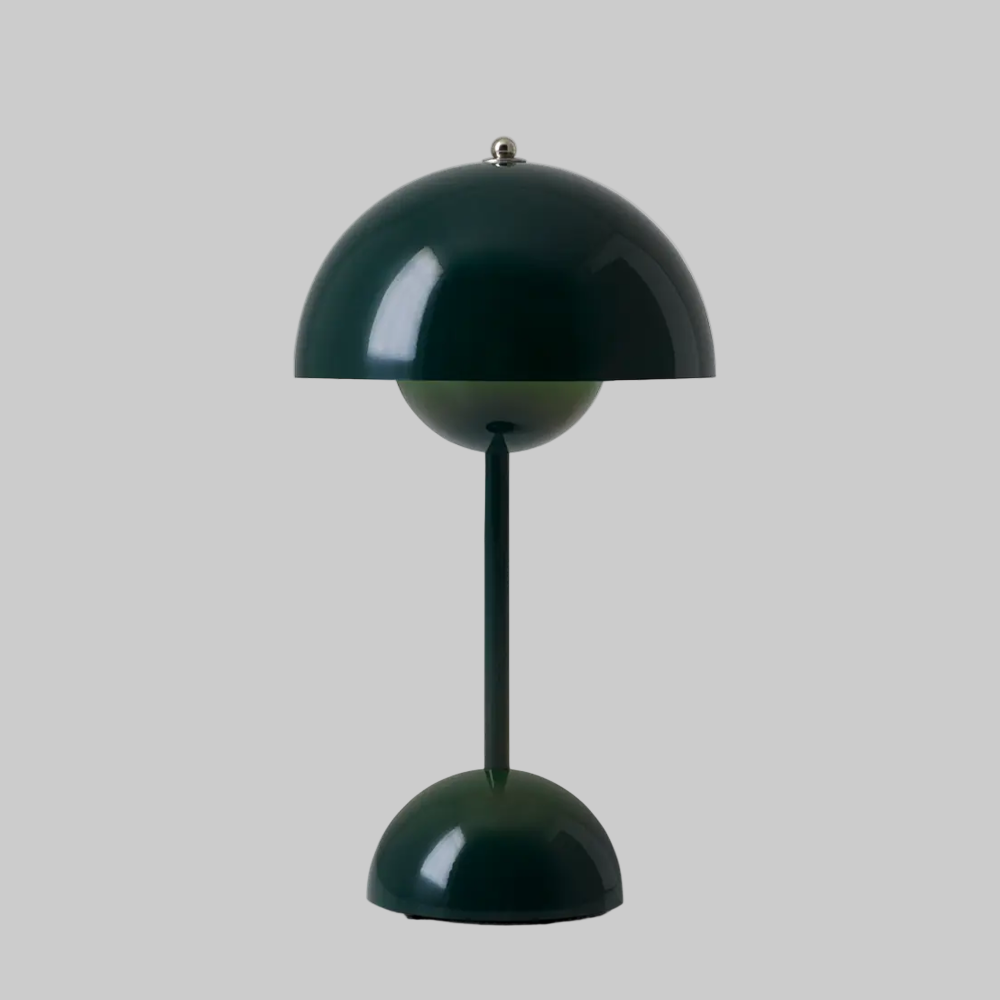 AuroraGlo – Lampe de table LED sans fil – Design moderne – Flowerpot V2 – 3 niveaux de luminosité