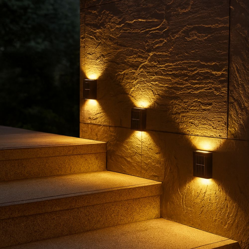 Lampes solaires LED sans fil – Extérieur – Étanches IP65 – Lot de 2/4