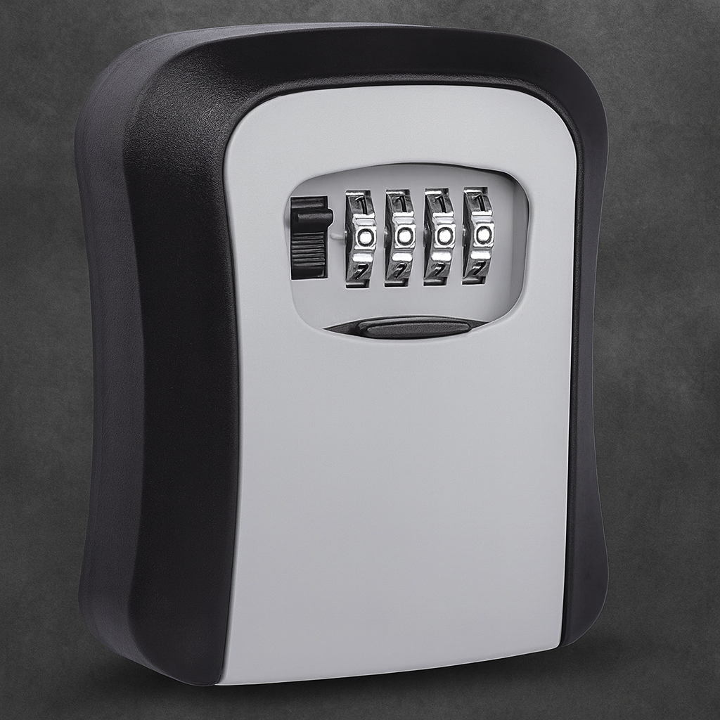 Maison Elvion – Boîte à clés sécurisée à combinaison – Coffre de rangement résistant aux intempéries – Solution pratique pour clés de secours à domicile ou au bureau
