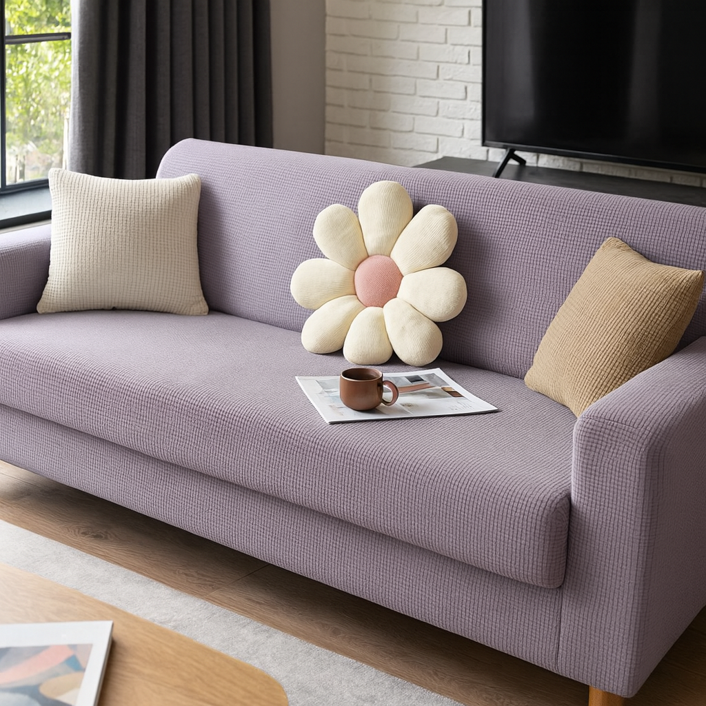Sofina - Housse extensible pour canapé – Ajustement universel – Protection antidérapante – Plusieurs couleurs disponibles – Installation facile
