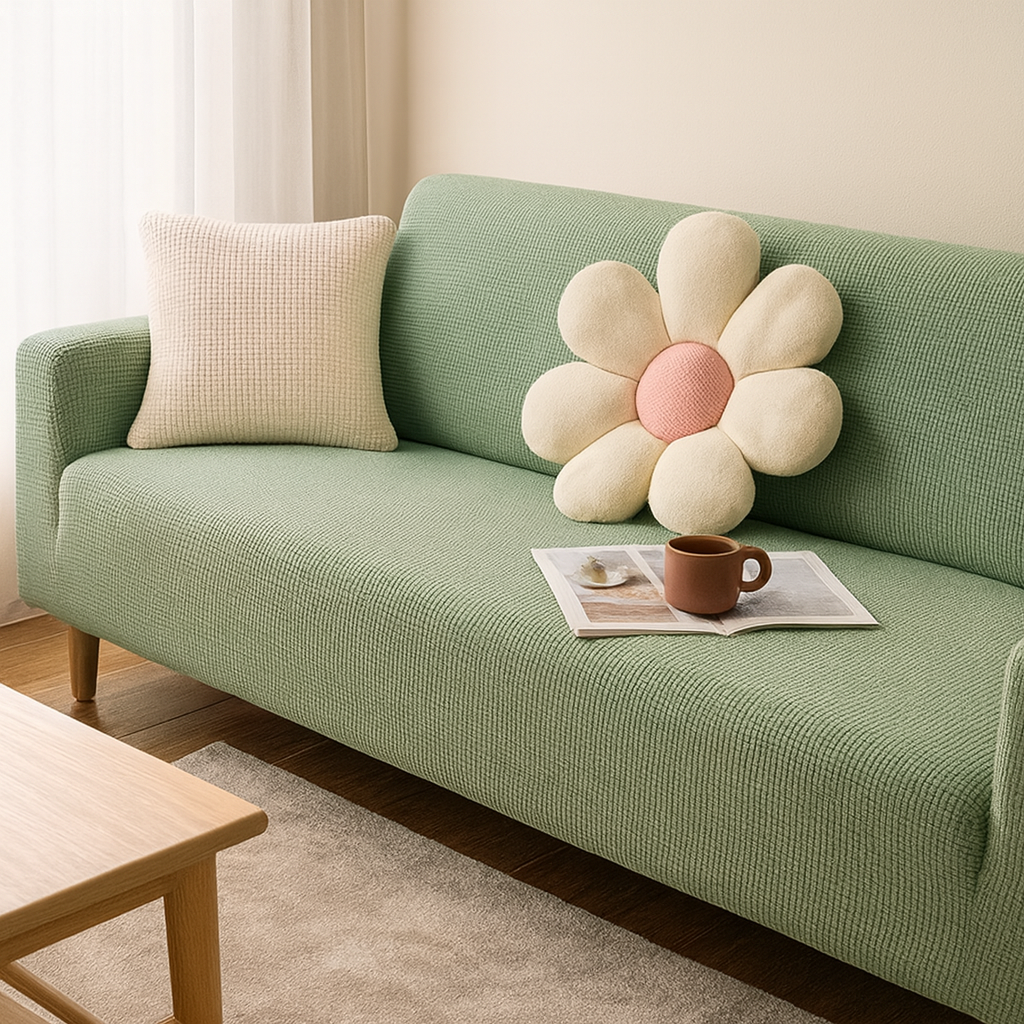 Sofina - Housse extensible pour canapé – Ajustement universel – Protection antidérapante – Plusieurs couleurs disponibles – Installation facile
