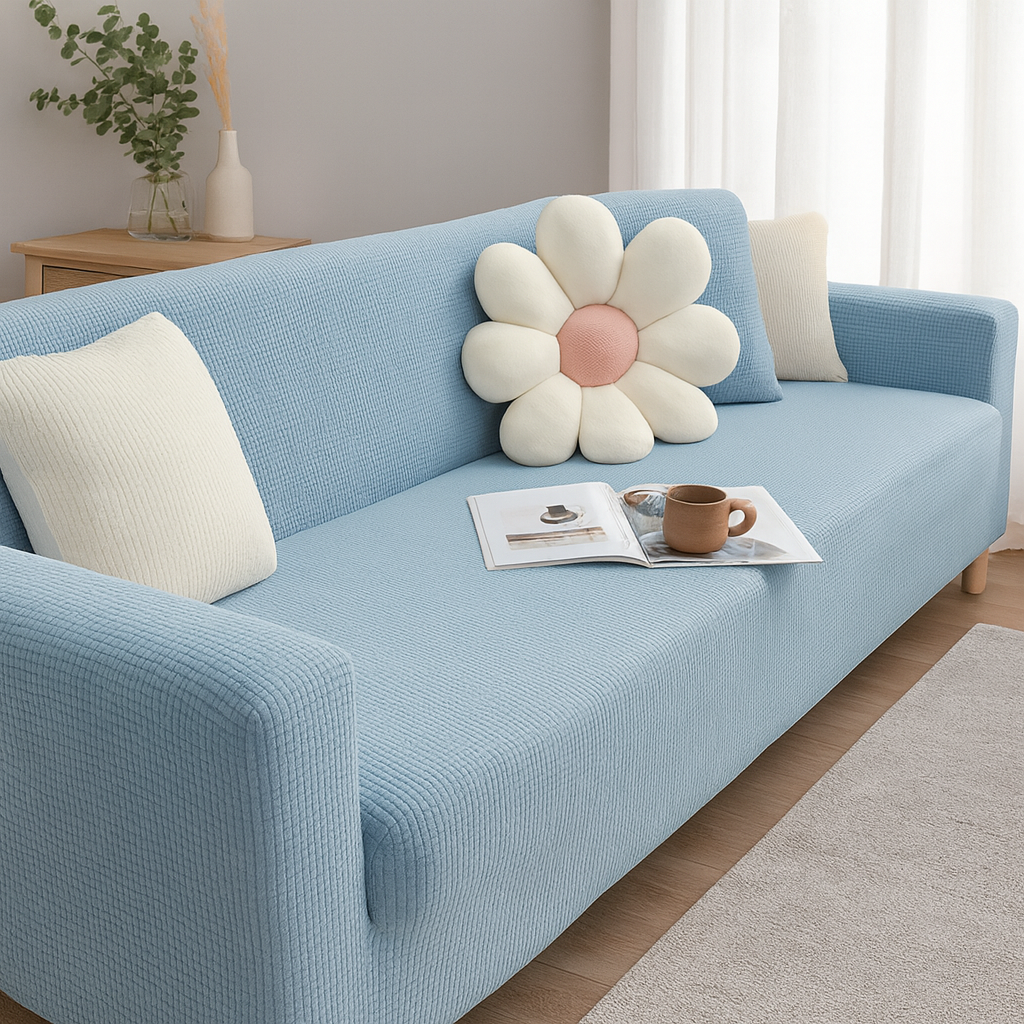 Sofina - Housse extensible pour canapé – Ajustement universel – Protection antidérapante – Plusieurs couleurs disponibles – Installation facile