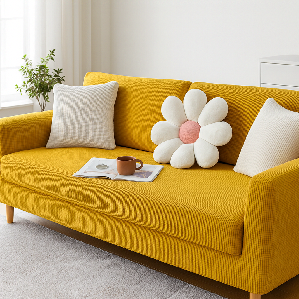 Sofina - Housse extensible pour canapé – Ajustement universel – Protection antidérapante – Plusieurs couleurs disponibles – Installation facile