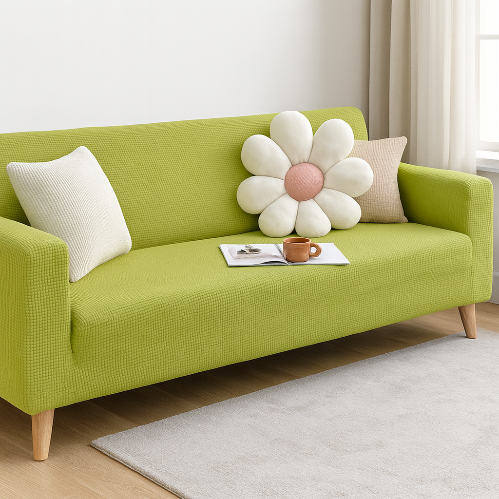 Sofina - Housse extensible pour canapé – Ajustement universel – Protection antidérapante – Plusieurs couleurs disponibles – Installation facile