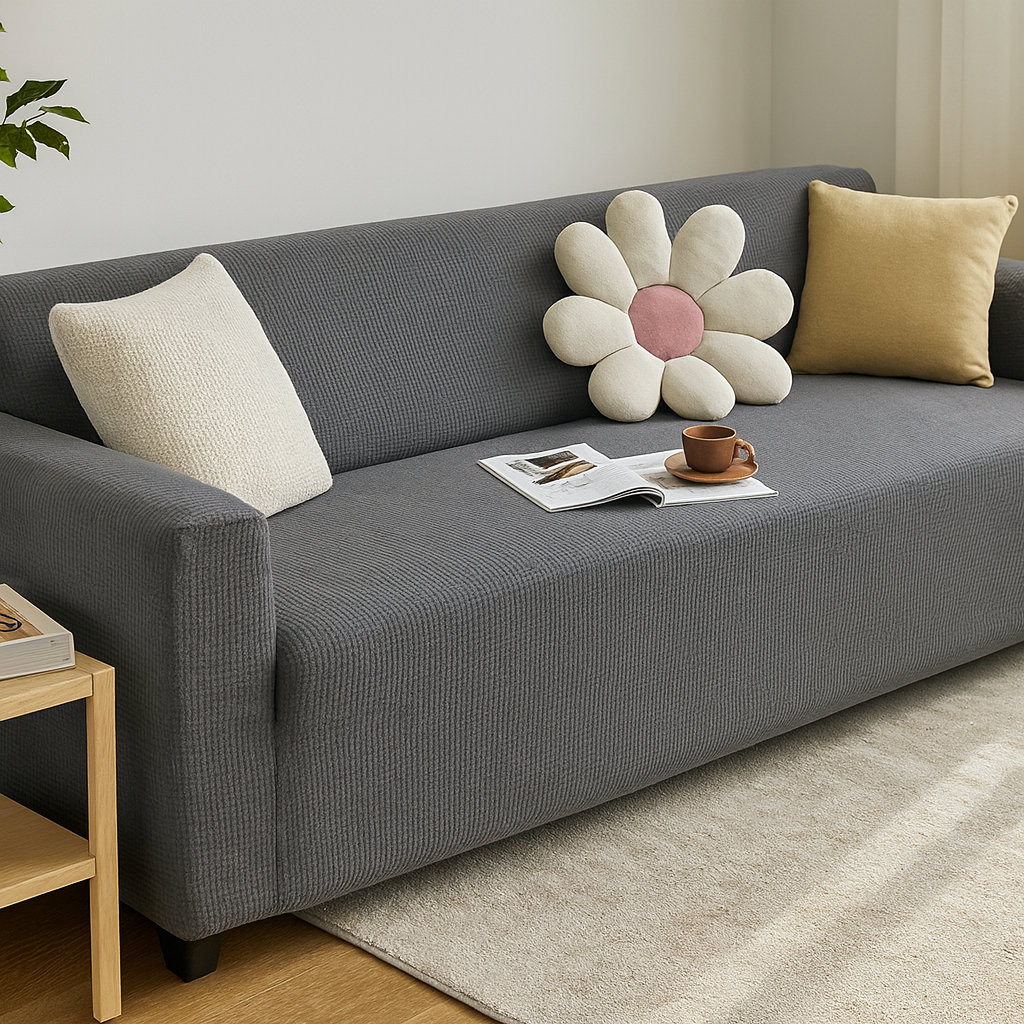 Sofina - Housse extensible pour canapé – Ajustement universel – Protection antidérapante – Plusieurs couleurs disponibles – Installation facile
