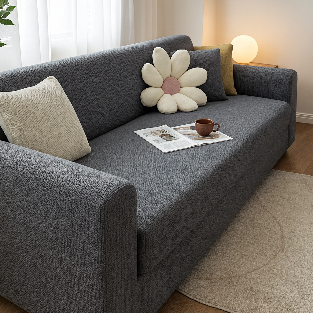 Sofina - Housse extensible pour canapé – Ajustement universel – Protection antidérapante – Plusieurs couleurs disponibles – Installation facile