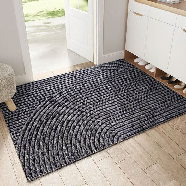 Matio – Tapis d’entrée antidérapant – PVC robuste – Design scandinave minimaliste – Retient saleté, sable et humidité – Facile à nettoyer