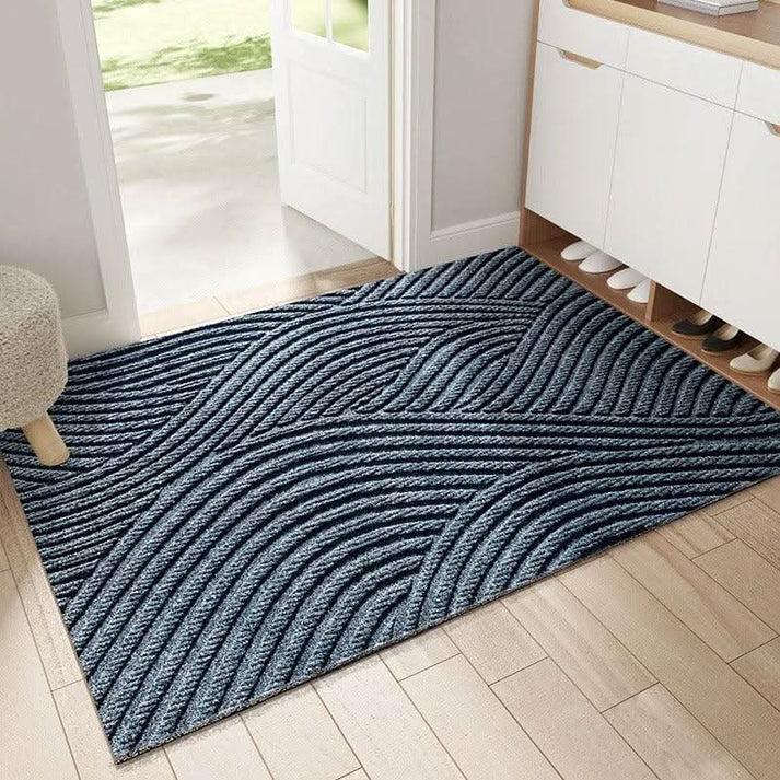 Matio – Tapis d’entrée antidérapant – PVC robuste – Design scandinave minimaliste – Retient saleté, sable et humidité – Facile à nettoyer