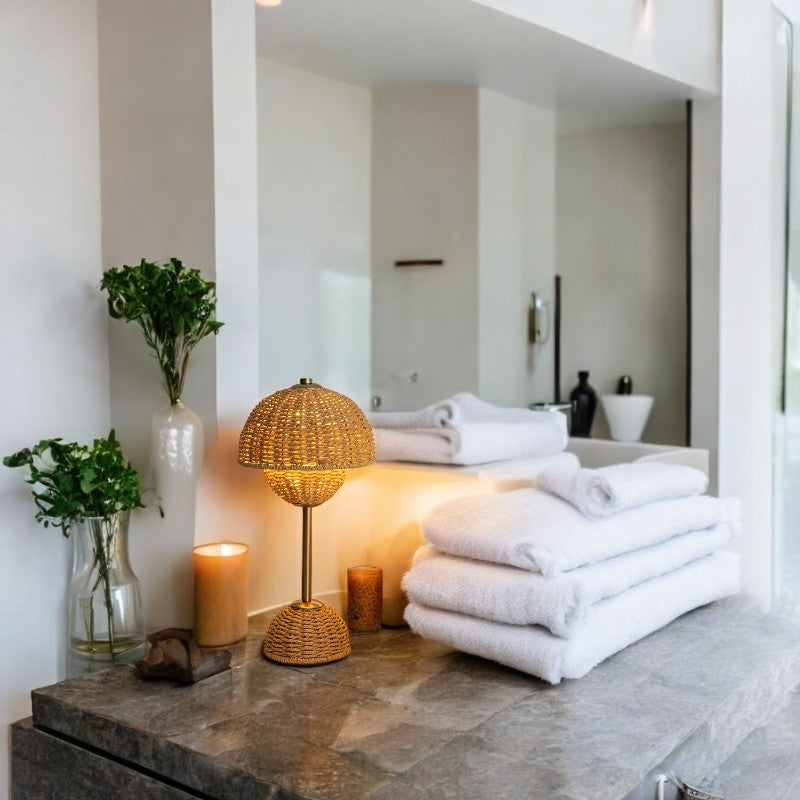 Lampe d'ambiance en bambou