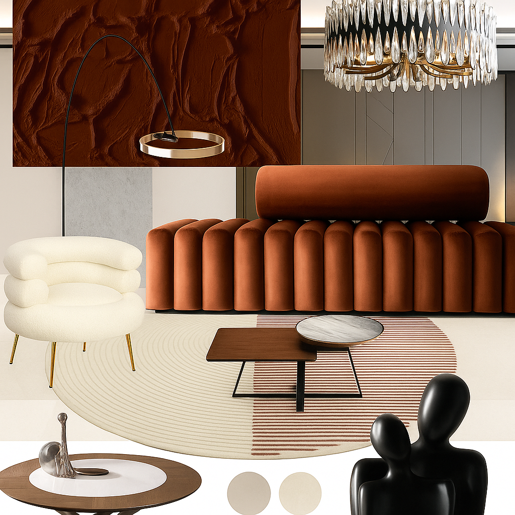 Maison Elvion – Sculpture décorative en céramique – Design abstrait de couple enlacé – Expression artistique de l’union et de la complicité – Élément décoratif pour la maison, le bureau ou idée cadeau