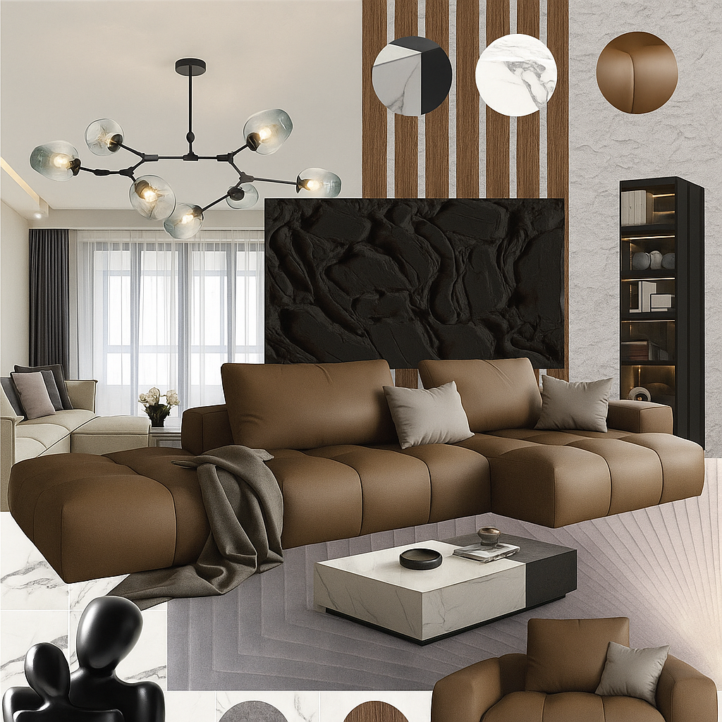 Maison Elvion – Sculpture décorative en céramique – Design abstrait de couple enlacé – Expression artistique de l’union et de la complicité – Élément décoratif pour la maison, le bureau ou idée cadeau